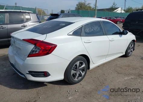 2019 Honda Civic Lx from USA, damaged, VIN 19XFC2F62KE015571
